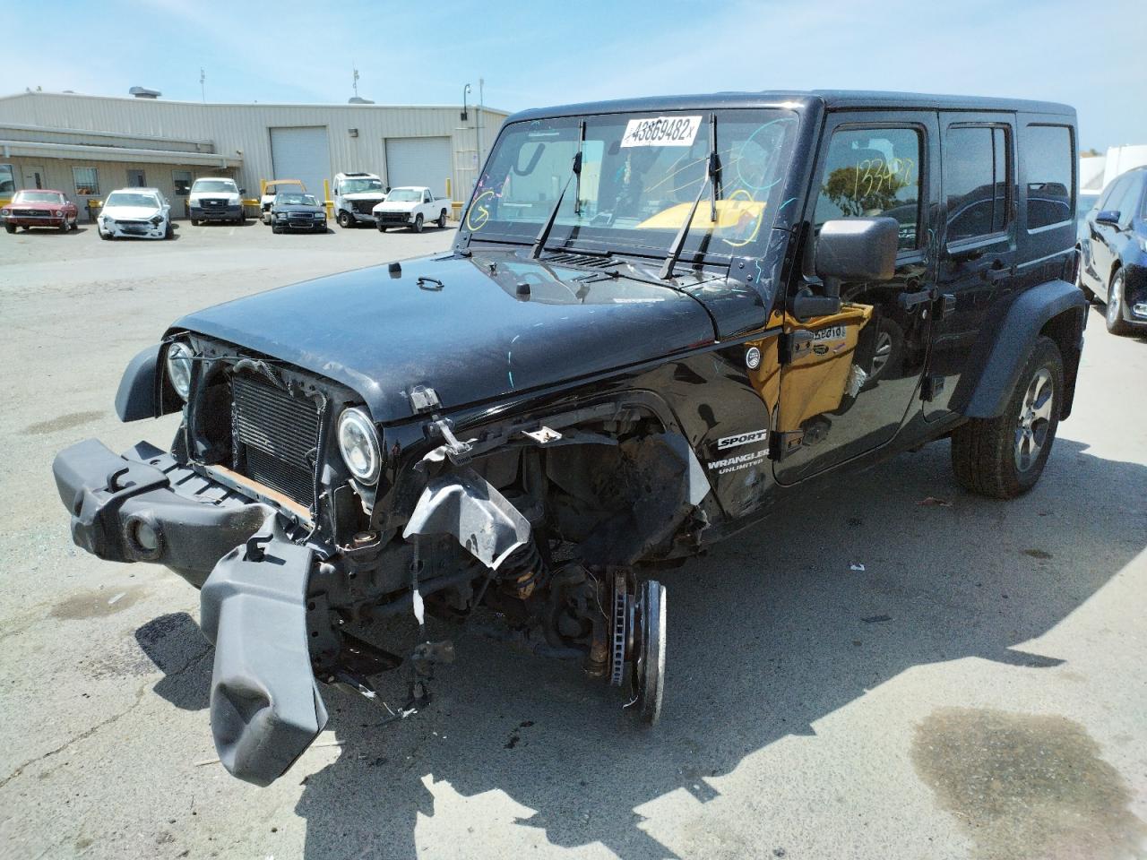 Photo 2 from auction – 2012 JEEP WRANGLER U with VIN 1C4BJWDG3CL179718