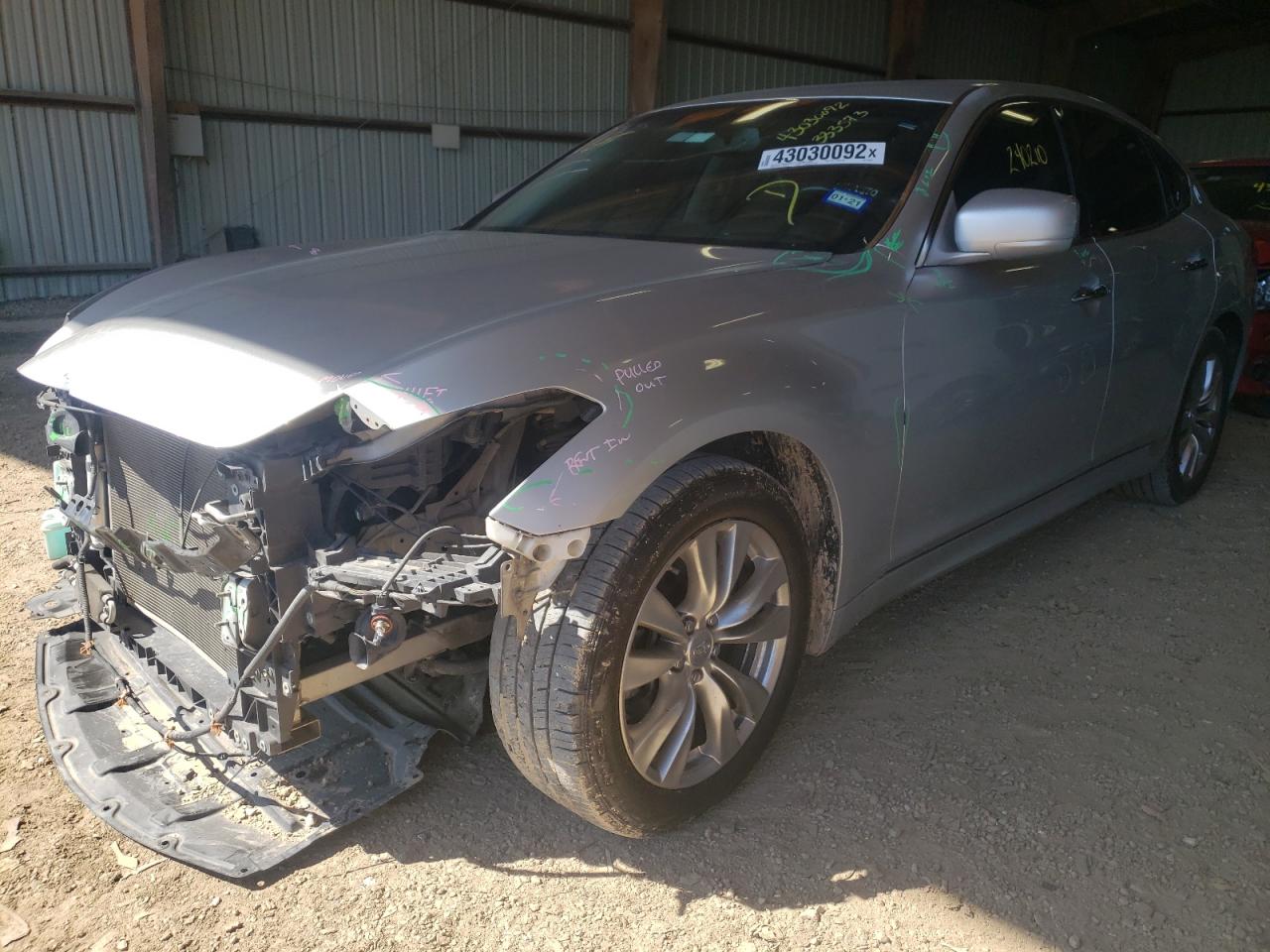 Photo 2 from auction – 2012 INFINITI M37 with VIN JN1BY1AP7CM333573