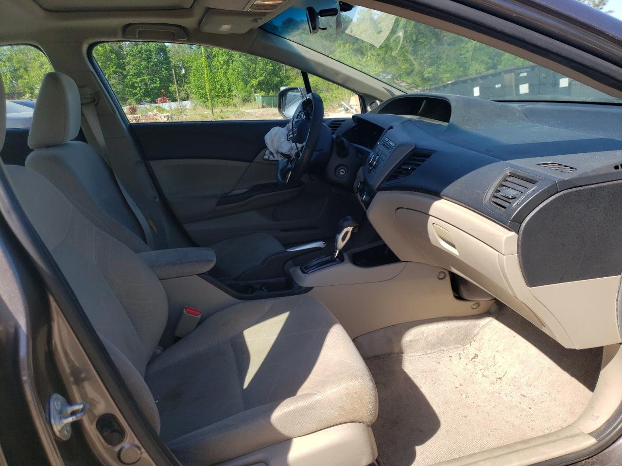 Photo 5 from auction – 2012 HONDA CIVIC EX with VIN 19XFB2F88CE041291