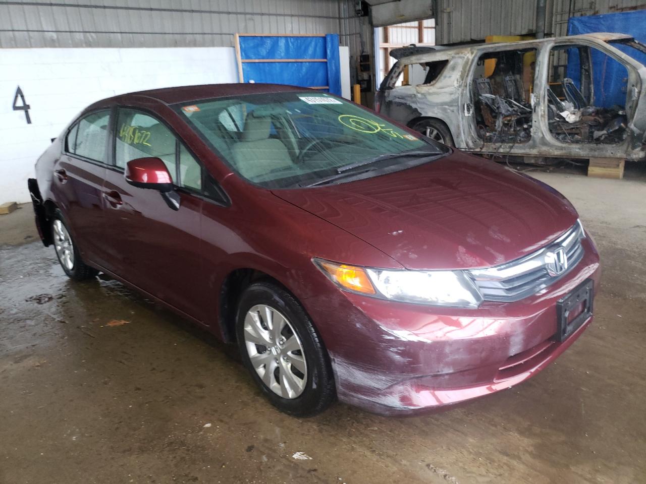 HONDA CIVIC LX 2012 z numerem VIN 19XFB2F53CE030964 - Zdjęcie z aukcji