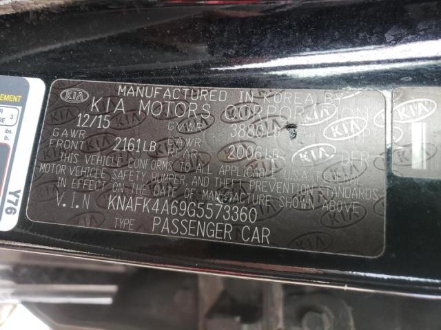 Photo 10 from auction – 2016 KIA FORTE LX with VIN KNAFK4A69G5573360