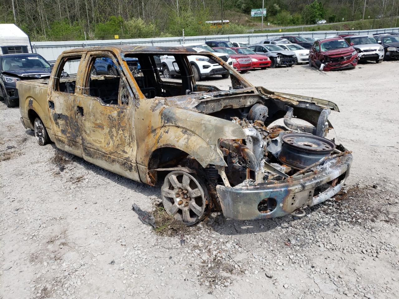 FORD F150 SUPER 2011 with VIN 1FTFW1ETXBFB01144 - Photo from auction