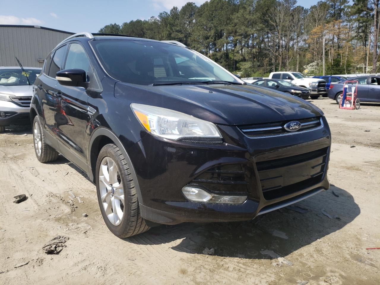 FORD ESCAPE SEL 2013 with VIN 1FMCU0HX2DUC52541 - Photo from auction