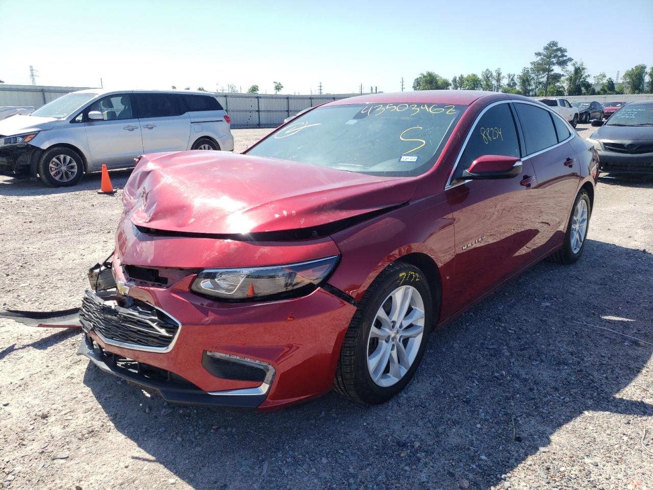 Photo 2 from auction – 2017 CHEVROLET MALIBU LT with VIN 1G1ZE5ST4HF199522