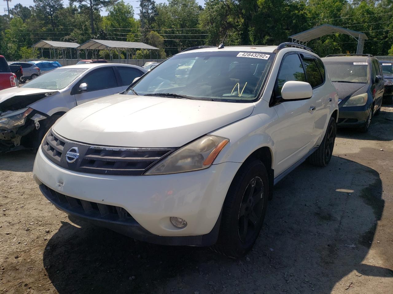 Photo 2 from auction – 2003 NISSAN MURANO SL with VIN JN8AZ08T13W109050