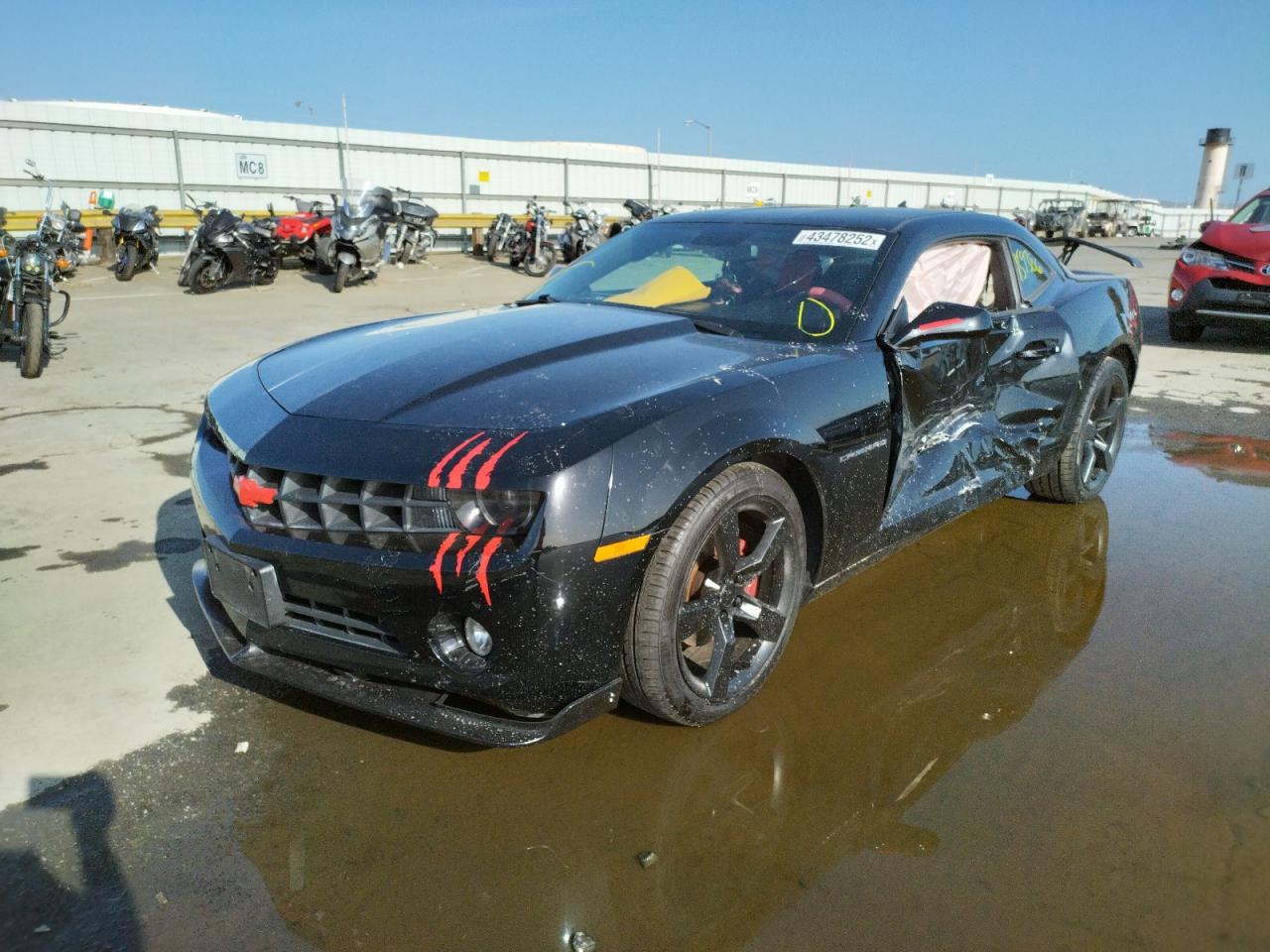 Photo 2 from auction – 2012 CHEVROLET CAMARO LT with VIN 2G1FB1E31C9160470