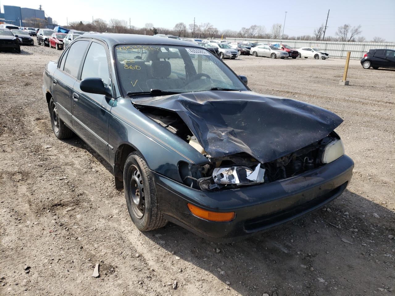 TOYOTA COROLLA DX 1996 with VIN 1NXBB02E6TZ500667 - Photo from auction