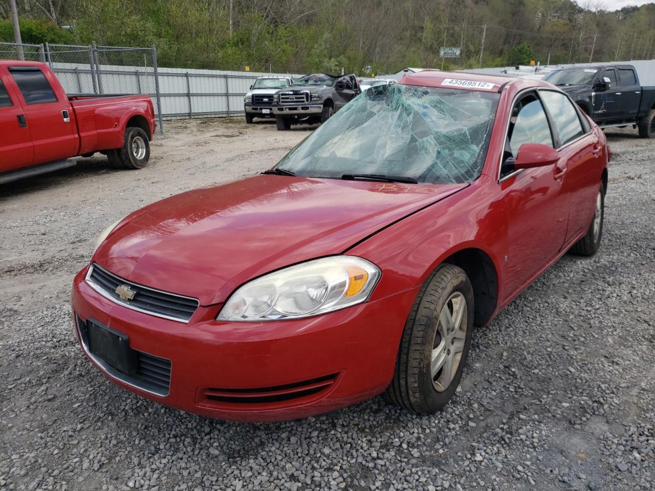Photo 2 from auction – 2008 CHEVROLET IMPALA LS with VIN 2G1WB58KX89176541