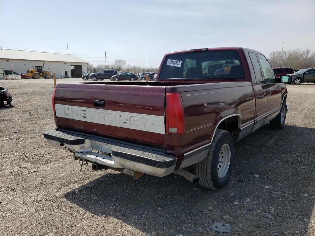 Photo 4 from auction – 1997 CHEVROLET GMT-400 C1 with VIN 2GCEC19M6V1147721