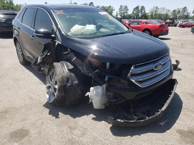 FORD EDGE TITAN 2017 with VIN 2FMPK3K83HBB40756 - Photo from auction