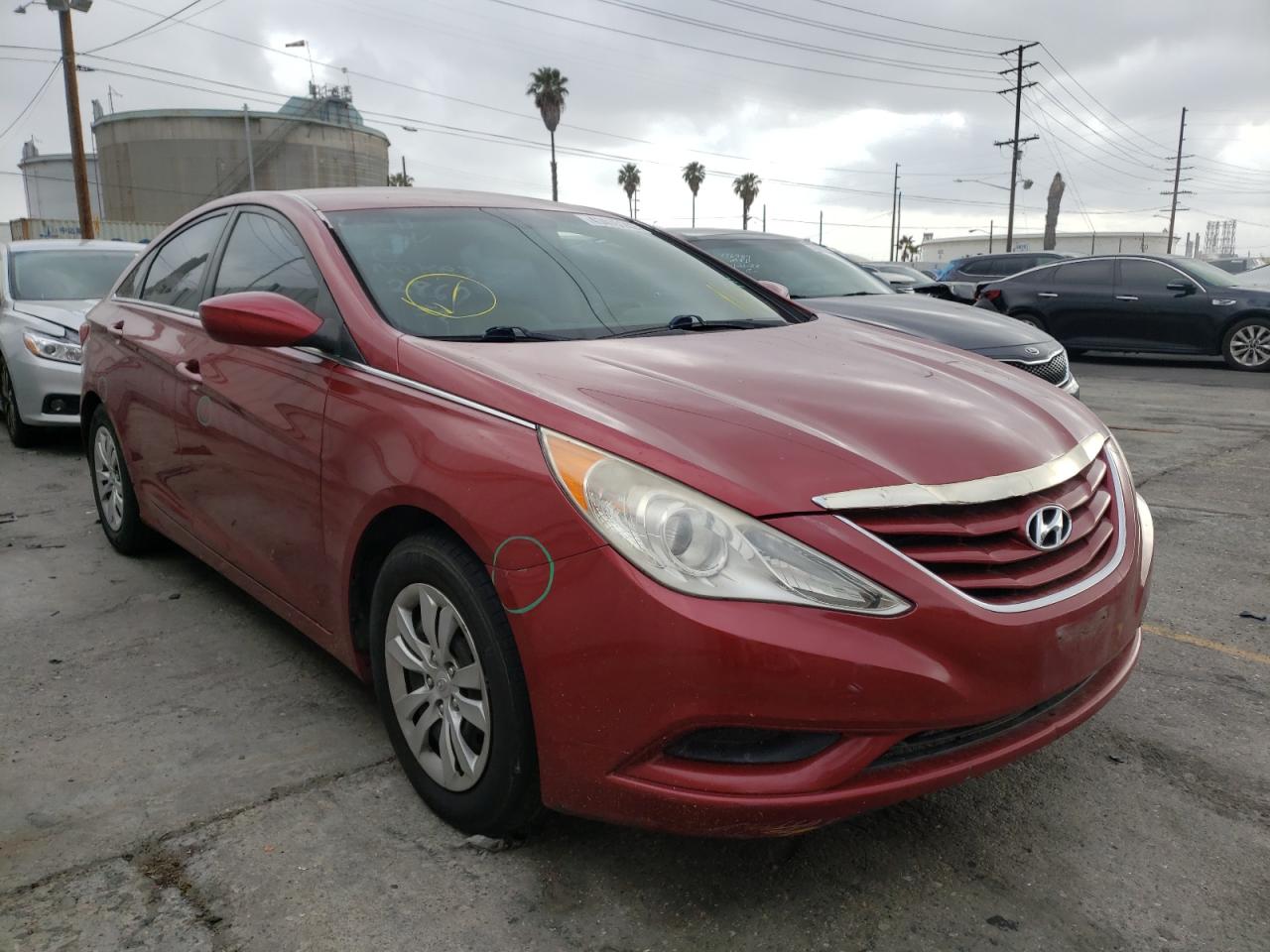 HYUNDAI SONATA GLS 2012 with VIN 5NPEB4AC6CH427867 - Photo from auction