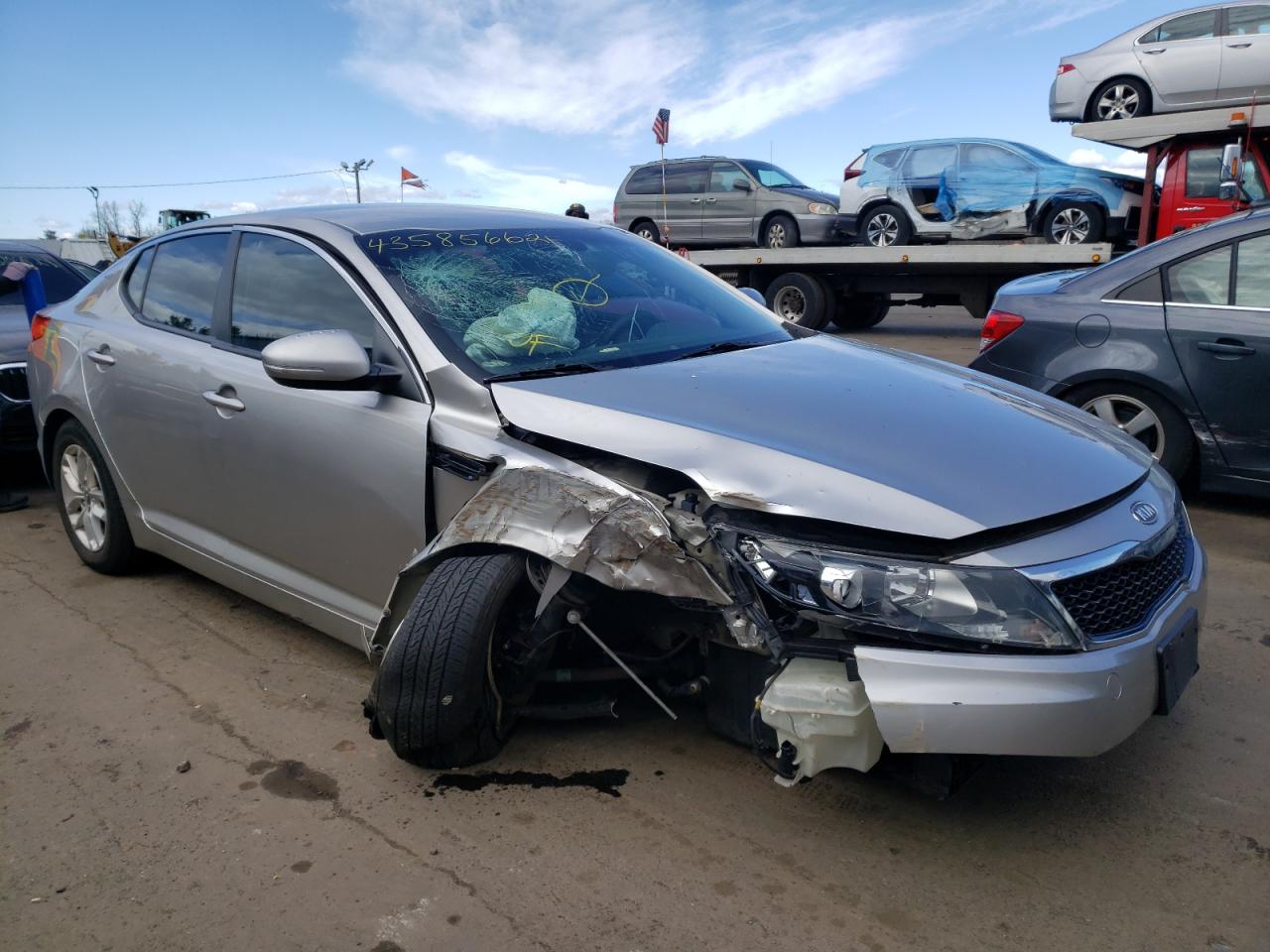 KIA OPTIMA LX 2011 with VIN KNAGM4A75B5106498 - Photo from auction