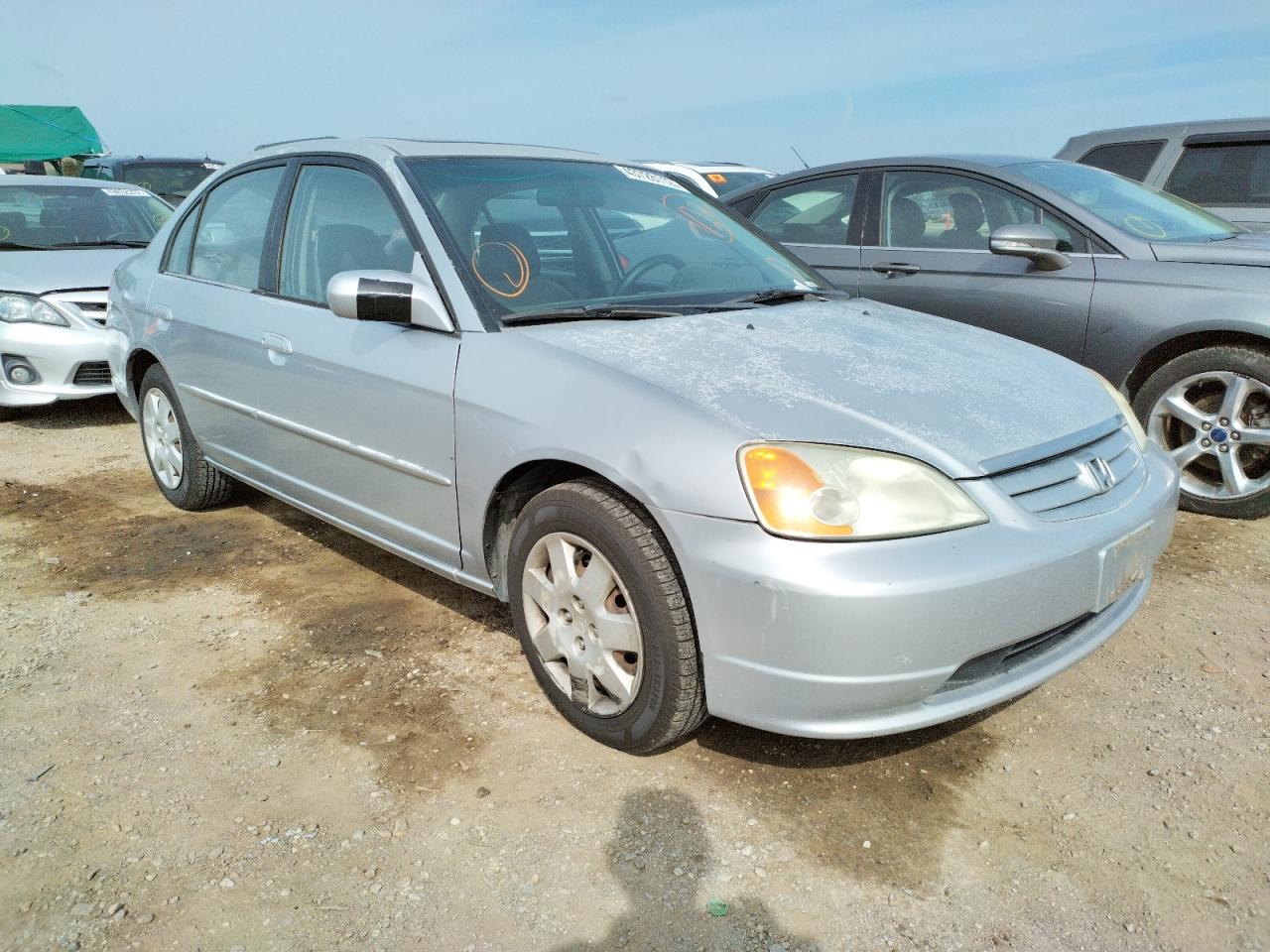 HONDA CIVIC EX 2001 with VIN 2HGES25771H607058 - Photo from auction