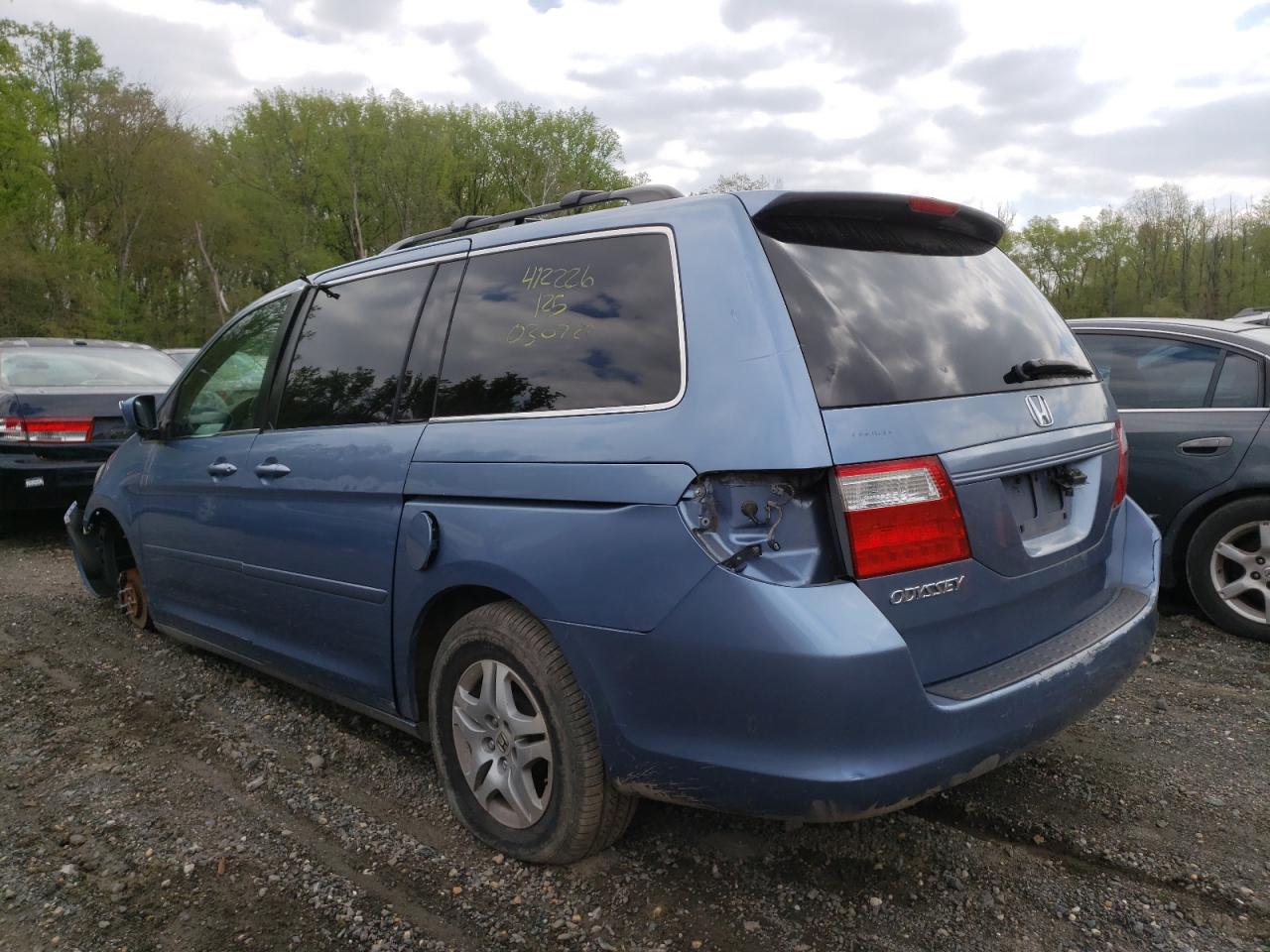 Photo 3 from auction – 2006 HONDA ODYSSEY EX with VIN 5FNRL38626B073034