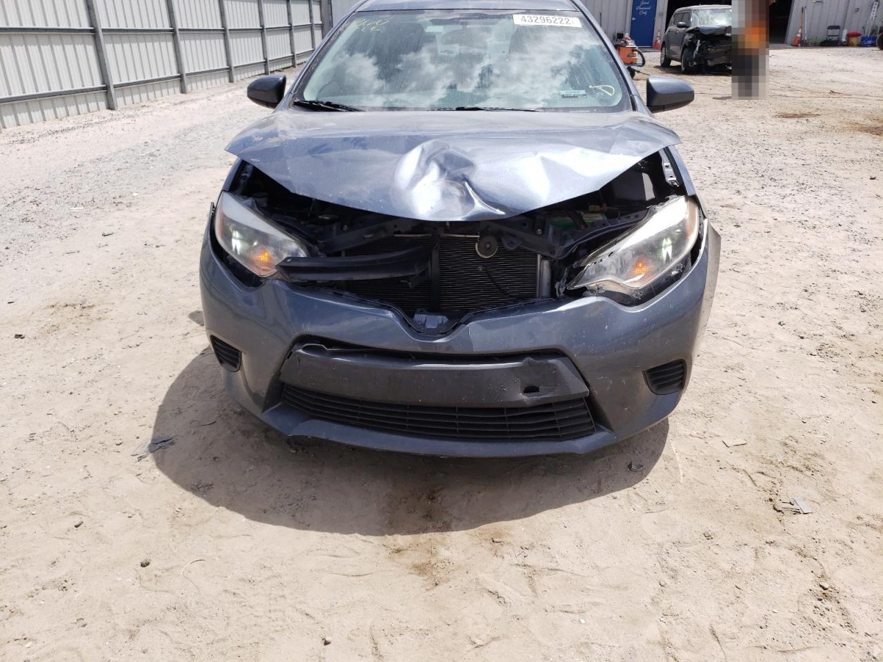 Photo 9 from auction – 2014 TOYOTA COROLLA L with VIN 2T1BURHE5EC184902