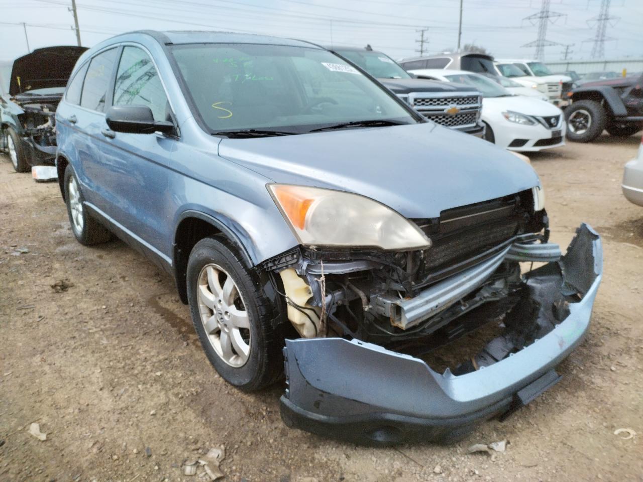 HONDA CR-V EX 2007 with VIN JHLRE48547C118435 - Photo from auction