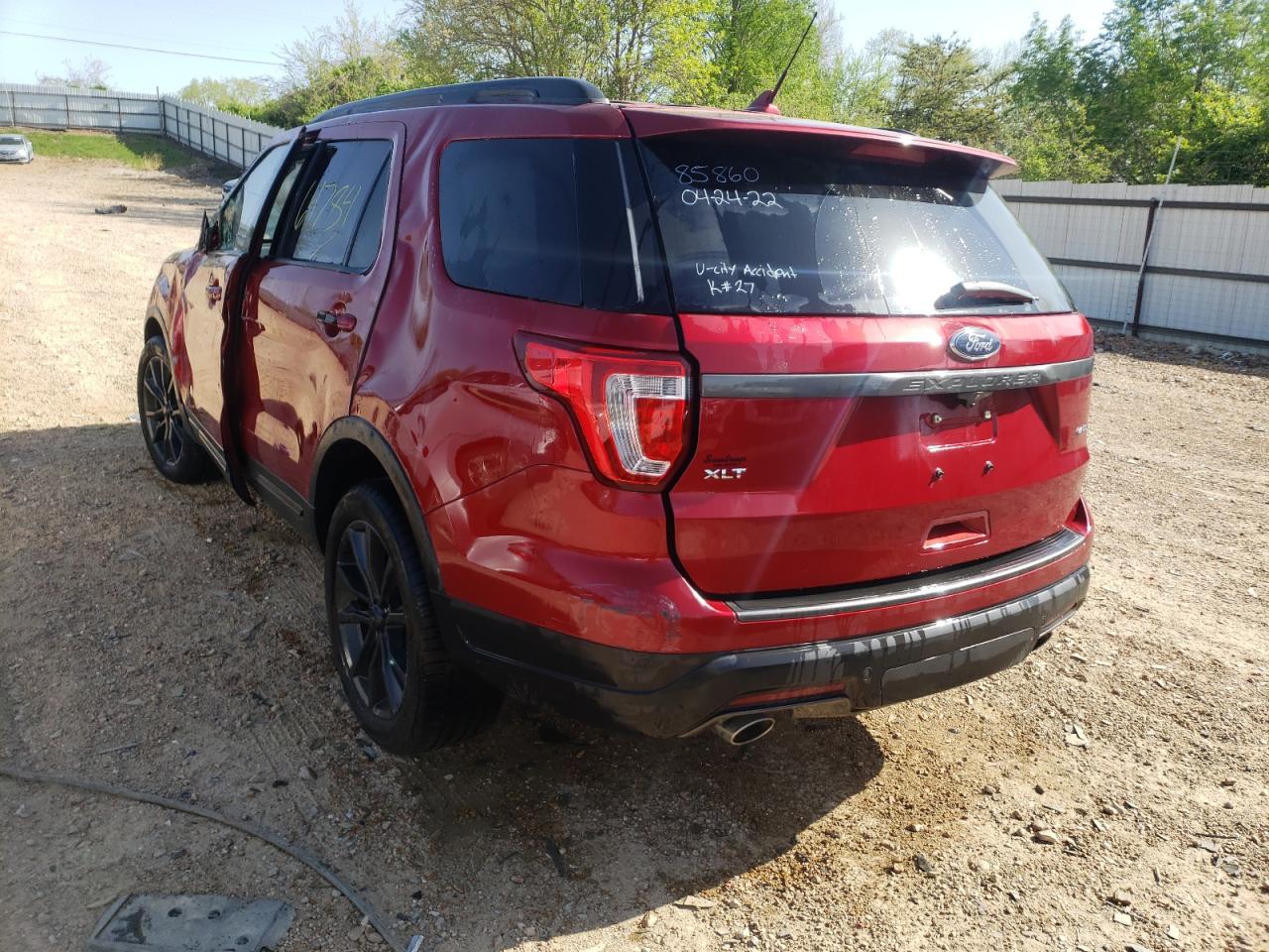 Photo 3 from auction – 2018 FORD EXPLORER X with VIN 1FM5K8D86JGA79905