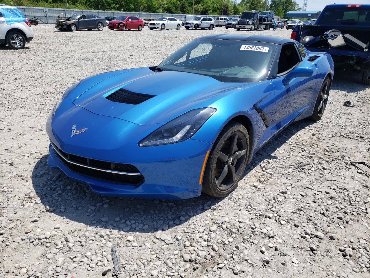 Photo 2 from auction – 2014 CHEVROLET CORVETTE S with VIN 1G1YD2D75E5106151