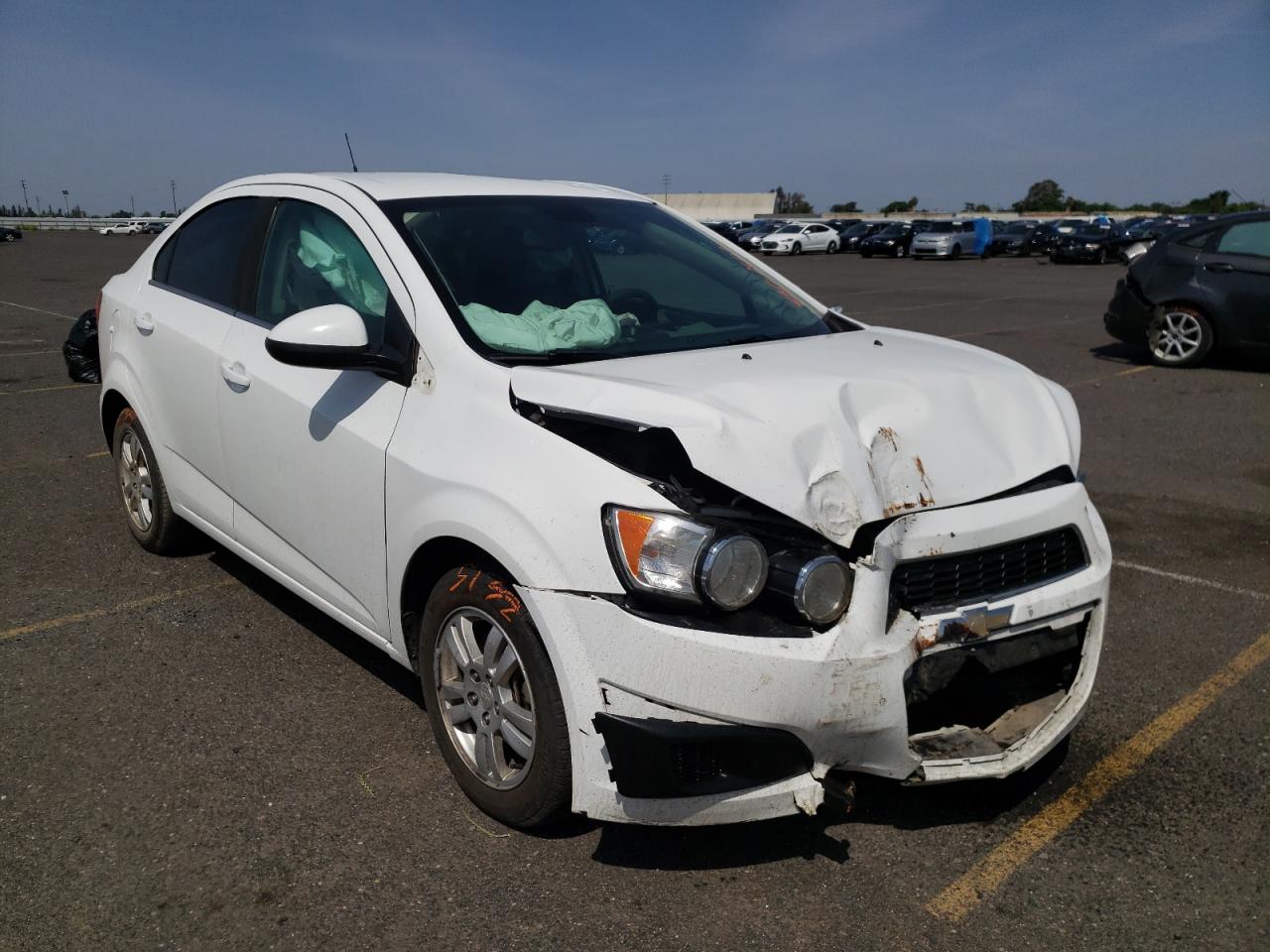 CHEVROLET SONIC LT 2013 with VIN 1G1JC5SG7D4222111 - Photo from auction