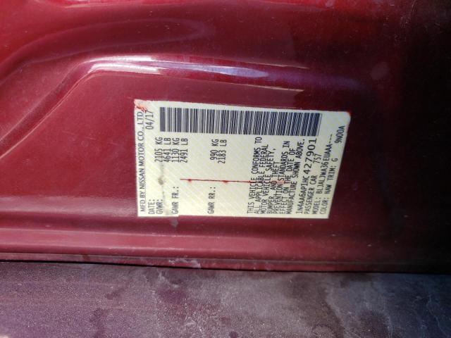 Photo 10 from auction – 2017 NISSAN MAXIMA 3.5 with VIN 1N4AA6AP1HC427901