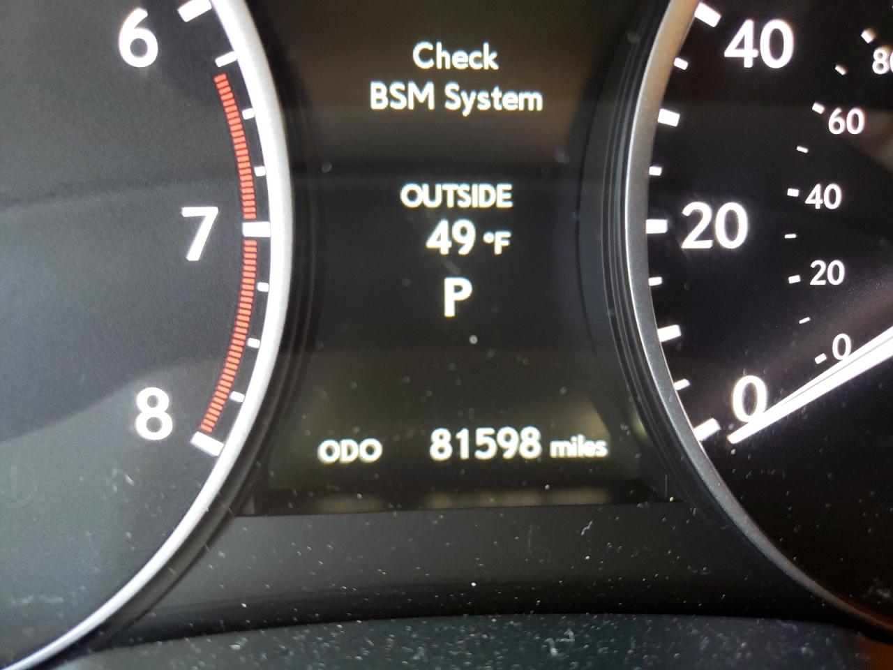 Photo 8 from auction – 2013 LEXUS ES 350 with VIN JTHBK1GG3D2076106