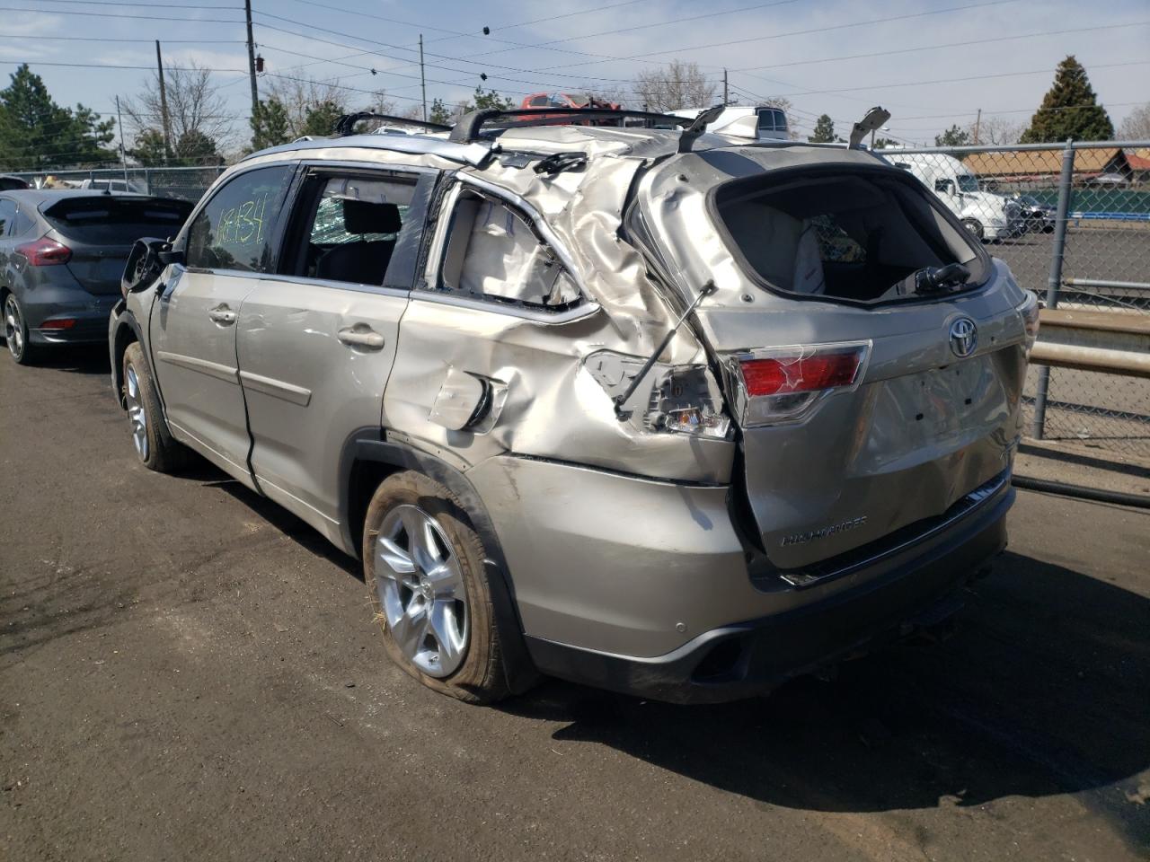 Photo 9 from auction – 2015 TOYOTA HIGHLANDER with VIN 5TDDKRFH3FS125657