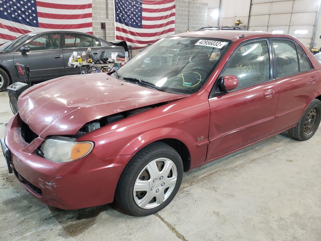 Photo 9 from auction – 2001 MAZDA PROTEGE LX with VIN JM1BJ225610450585