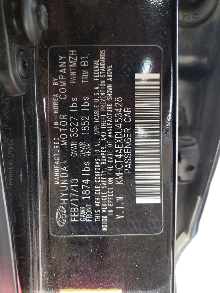 Photo 10 from auction – 2013 HYUNDAI ACCENT GLS with VIN KMHCT4AEXDU453428