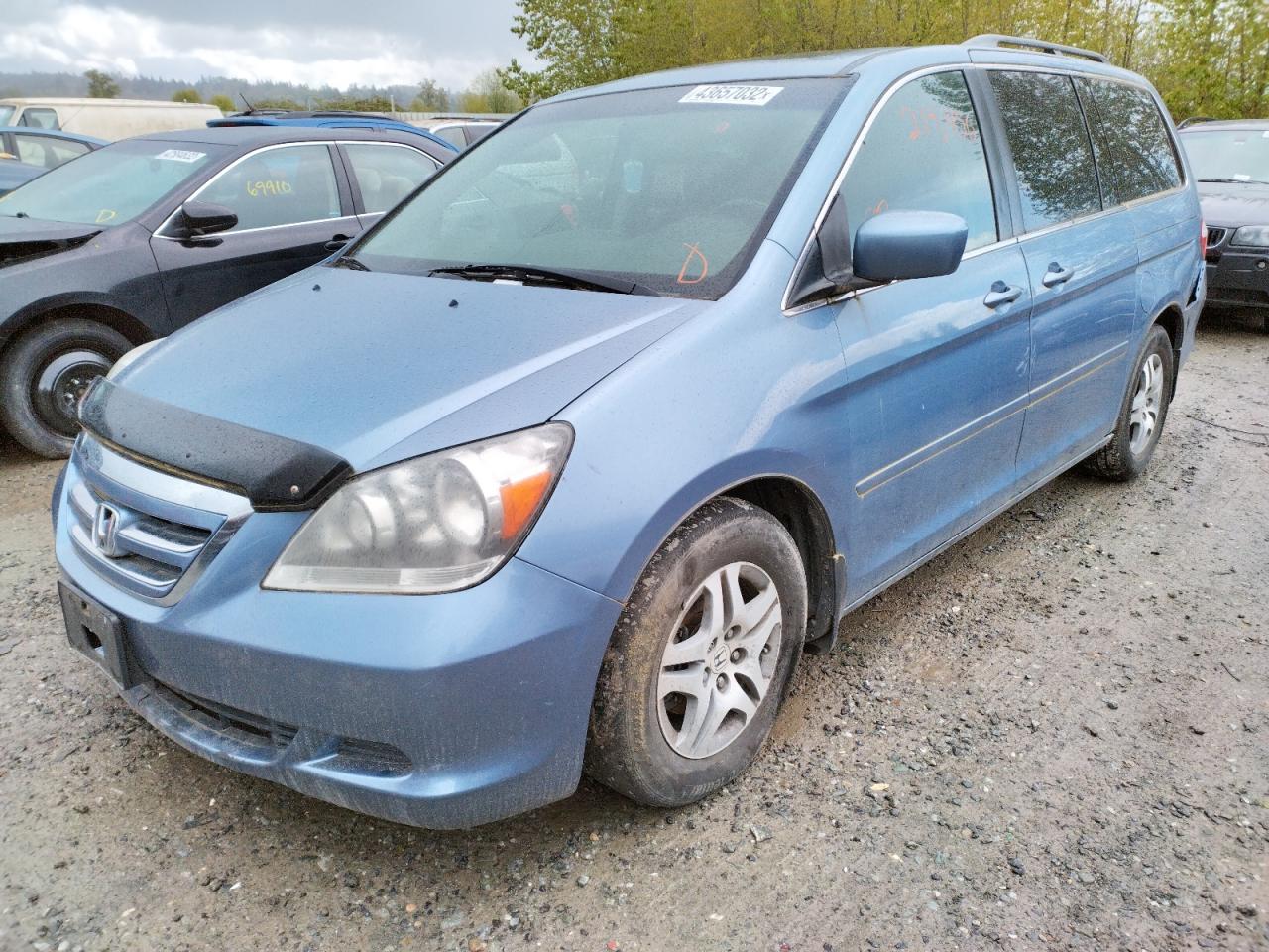 Photo 2 from auction – 2007 HONDA ODYSSEY EX with VIN 5FNRL38697B017304