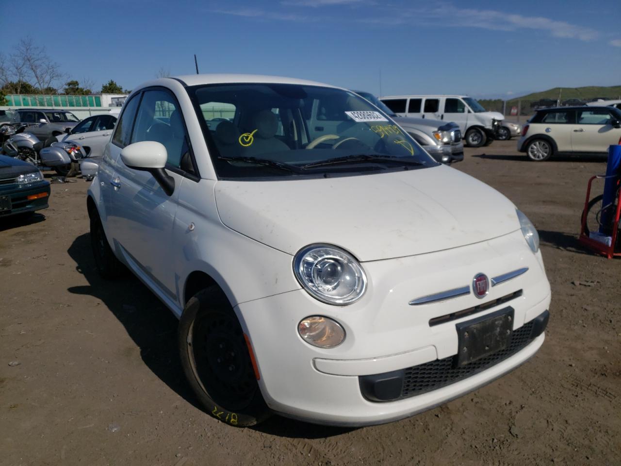 FIAT 500 POP 2015 with VIN 3C3CFFAR2FT594439 - Photo from auction