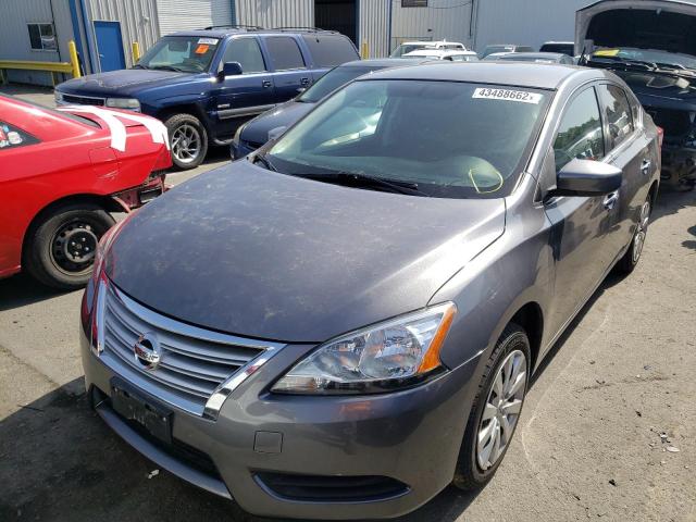 Photo 2 from auction – 2015 NISSAN SENTRA S with VIN 3N1AB7AP1FL648514