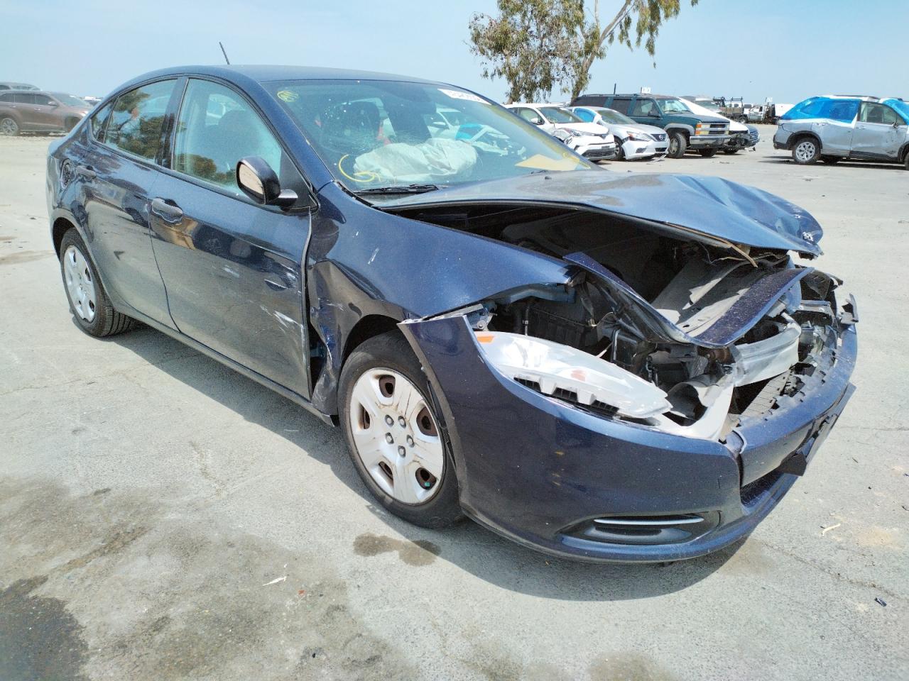 DODGE DART SE 2013 with VIN 1C3CDFAA8DD298960 - Photo from auction