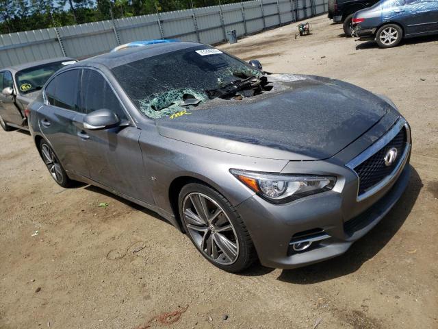 INFINITI Q50 BASE 2015 with VIN JN1BV7AR0FM393843 - Photo from auction