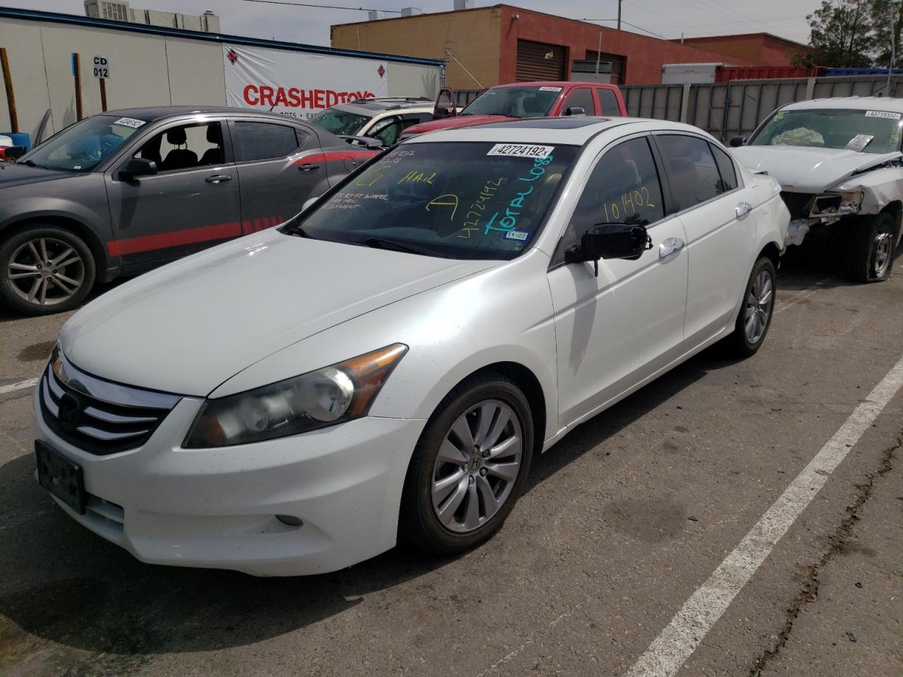 Photo 2 from auction – 2012 HONDA ACCORD EX with VIN 1HGCP3F7XCA005527