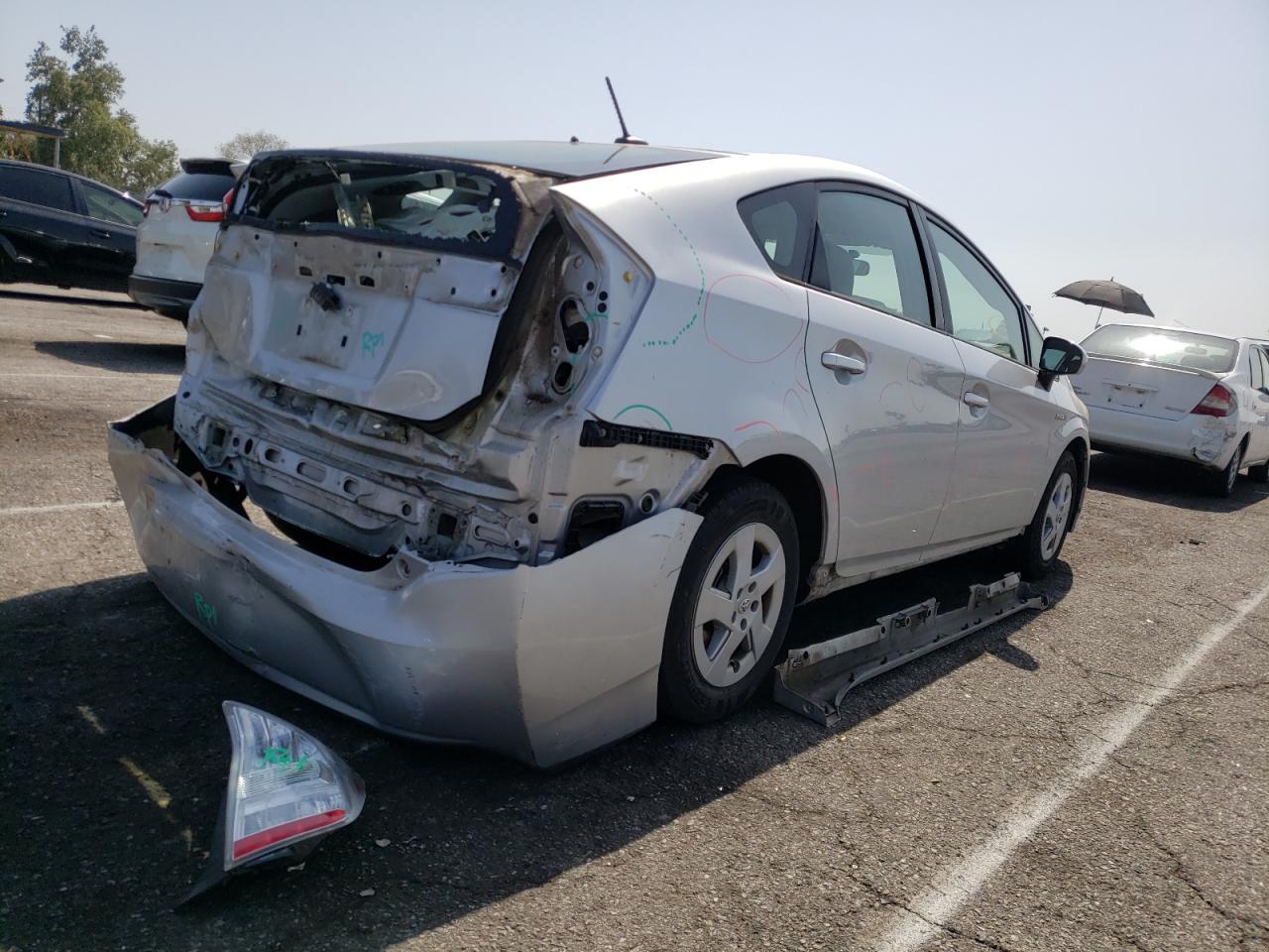 Photo 4 from auction – 2010 TOYOTA PRIUS with VIN JTDKN3DU3A0034038