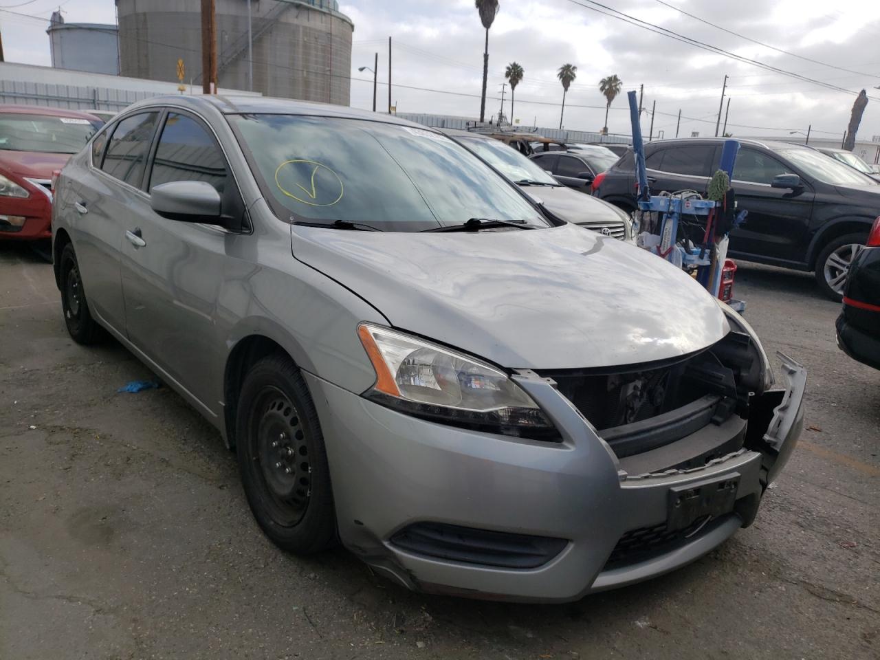 NISSAN SENTRA S 2014 with VIN 3N1AB7AP8EL691990 - Photo from auction