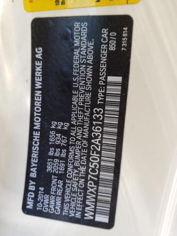 Photo 10 from auction – 2015 MINI COOPER S with VIN WMWXP7C50F2A36133