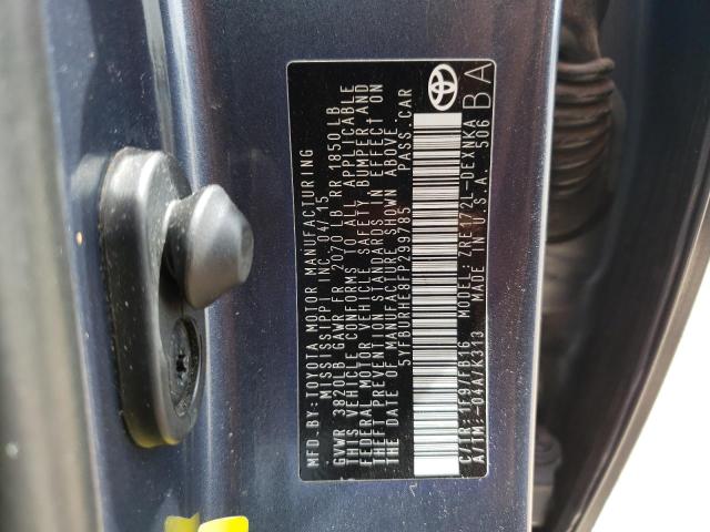 Photo 10 from auction – 2015 TOYOTA COROLLA L with VIN 5YFBURHE8FP299785