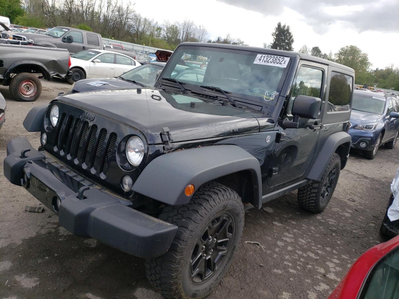 Photo 2 from auction – 2015 JEEP WRANGLER S with VIN 1C4AJWAG9FL646032