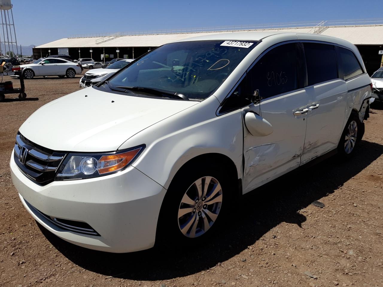 Photo 2 from auction – 2014 HONDA ODYSSEY EX with VIN 5FNRL5H40EB067810