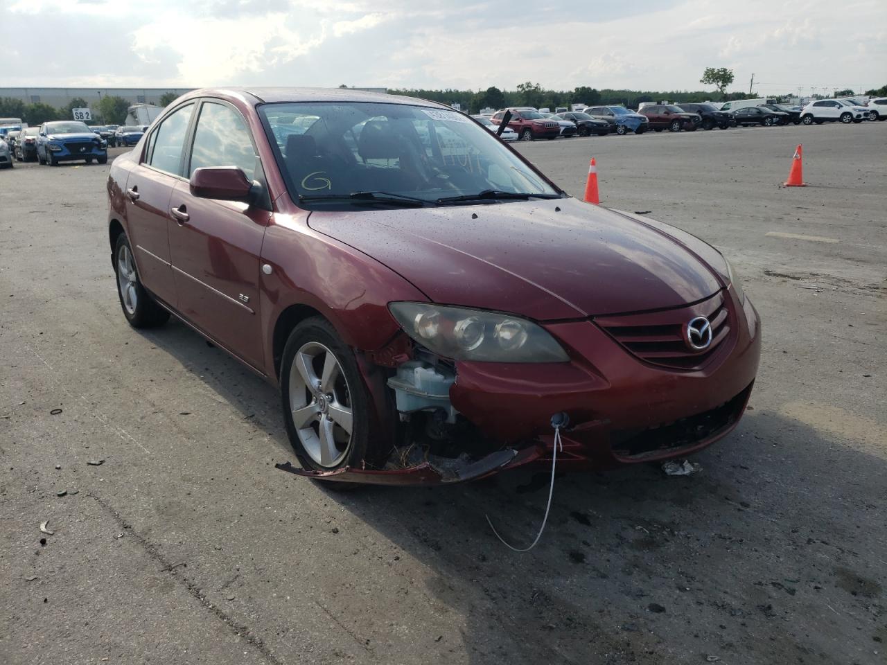 MAZDA 3 S 2006 with VIN JM1BK323061514655 - Photo from auction