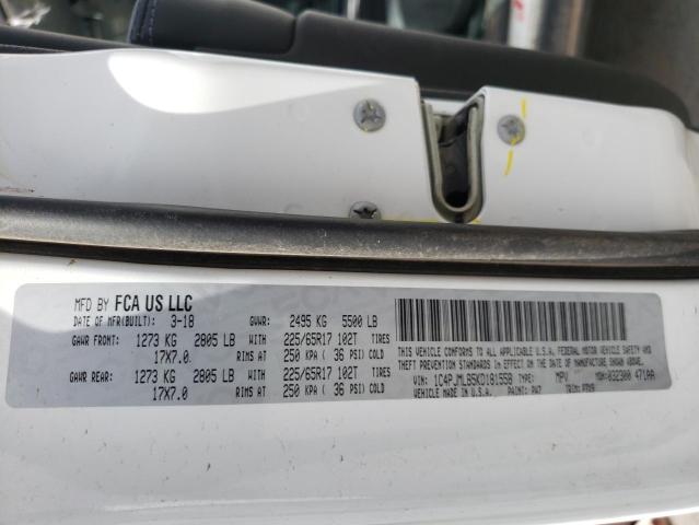 Photo 10 from auction – 2019 JEEP CHEROKEE L with VIN 1C4PJMLB5KD181558
