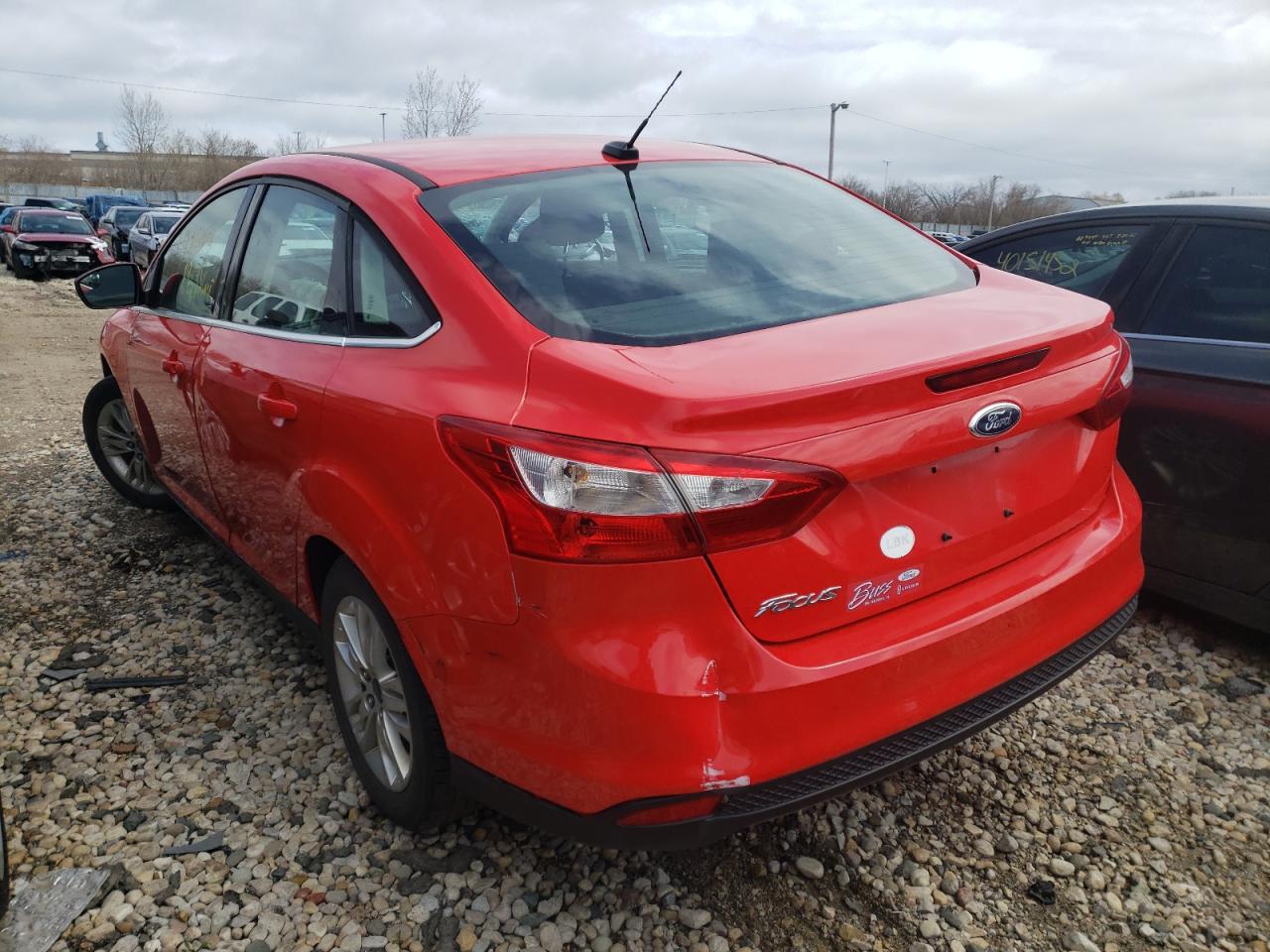 Photo 3 from auction – 2012 FORD FOCUS SEL with VIN 1FAHP3H25CL191350