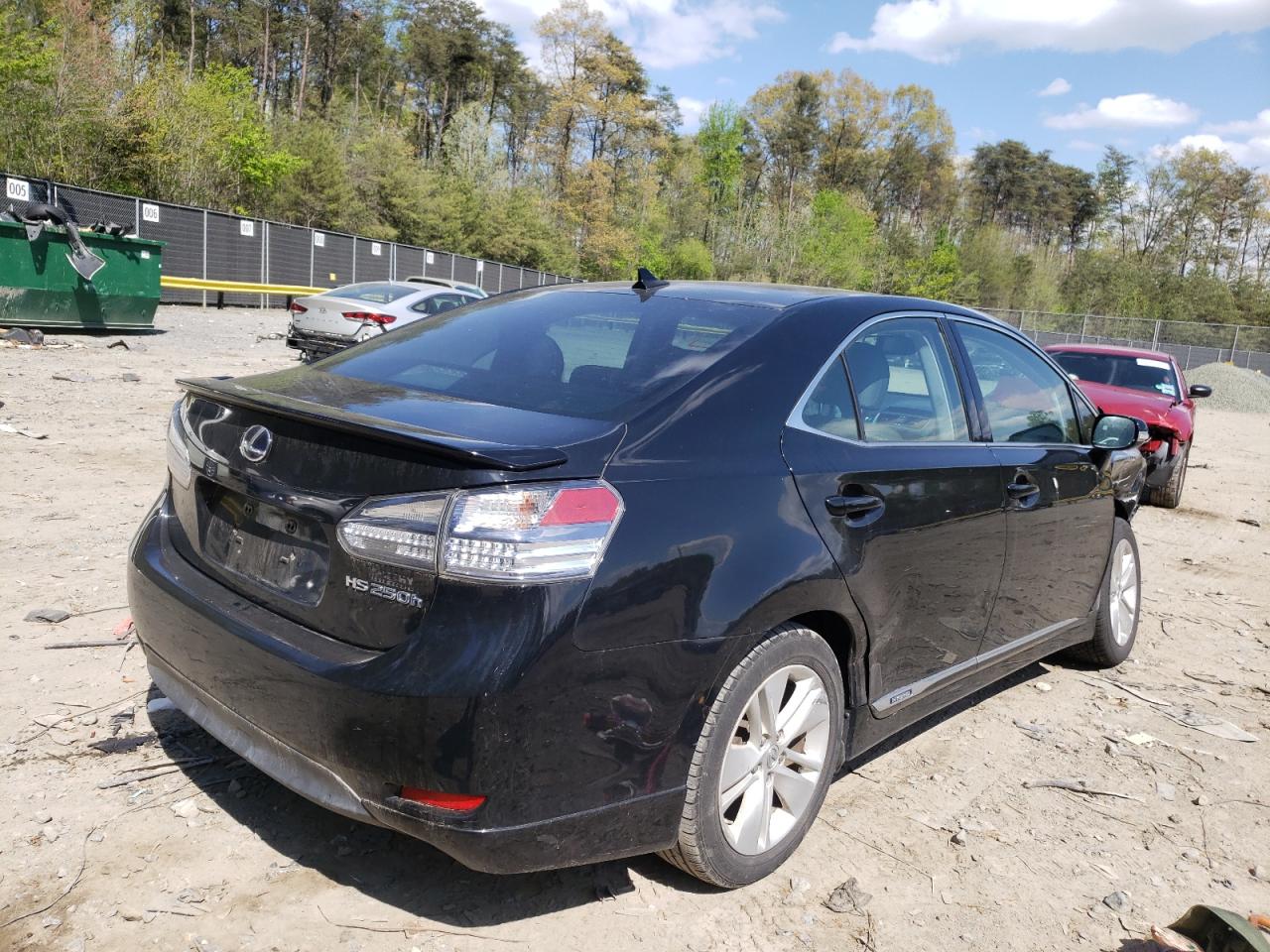 Photo 4 from auction – 2011 LEXUS HS 250H with VIN JTHBB1BA8B2046406