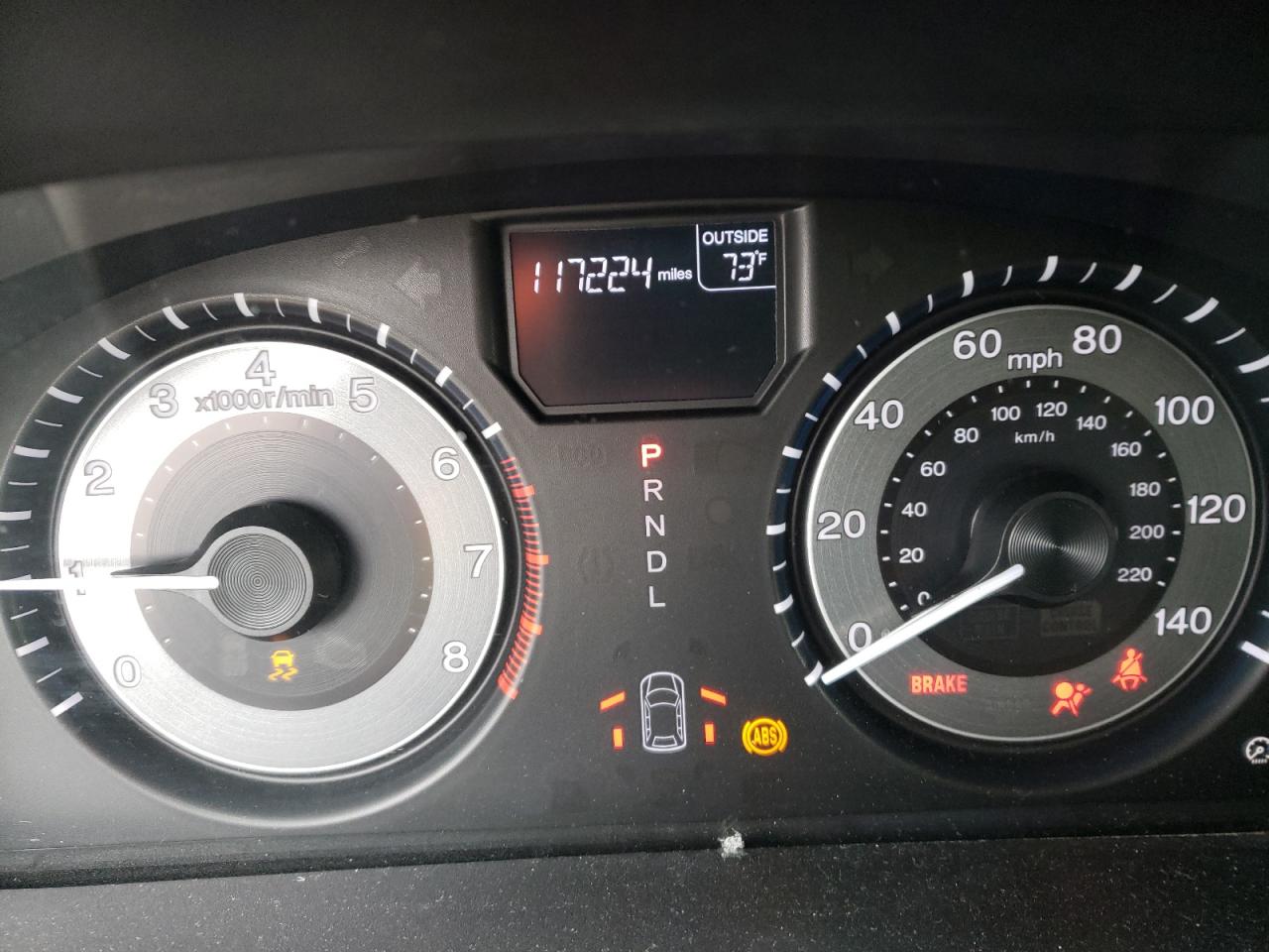 Photo 8 from auction – 2013 HONDA ODYSSEY EX with VIN 5FNRL5H63DB091339