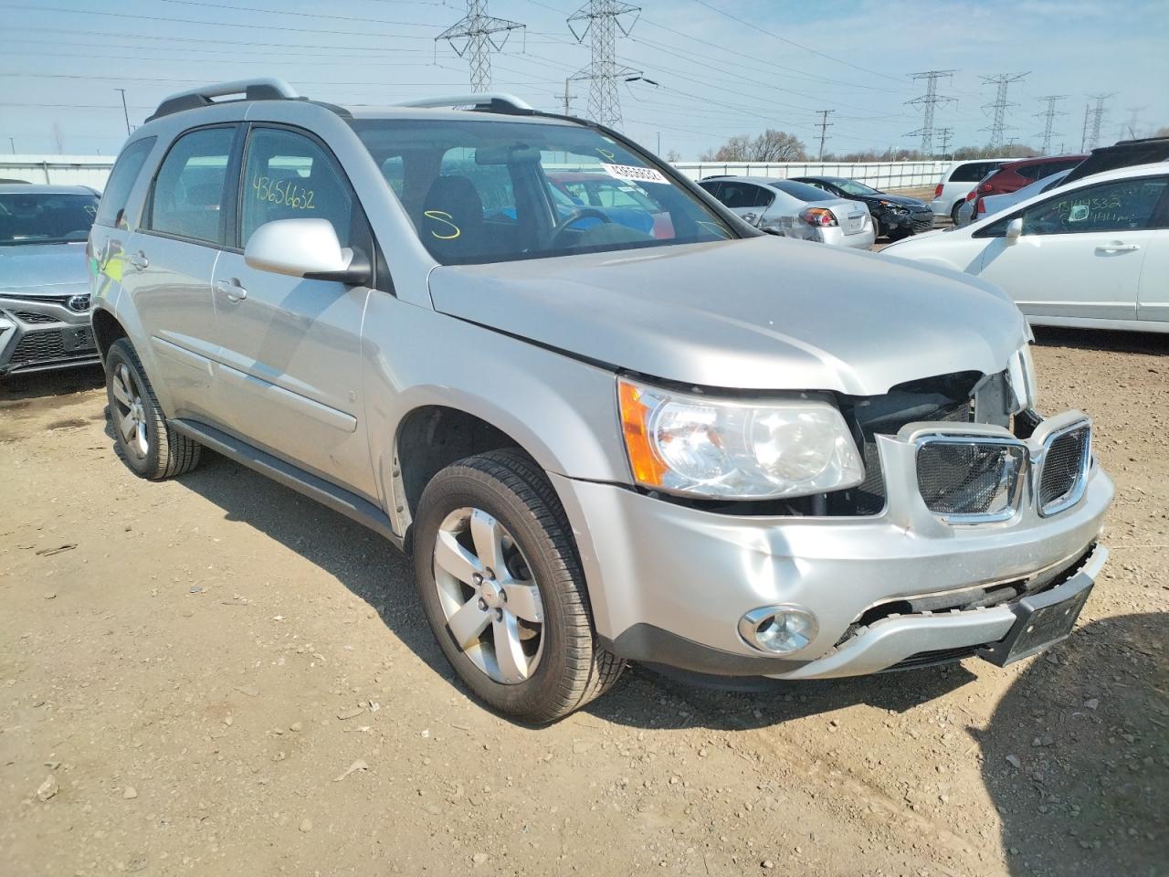 PONTIAC TORRENT 2007 with VIN 2CKDL63F176106785 - Photo from auction