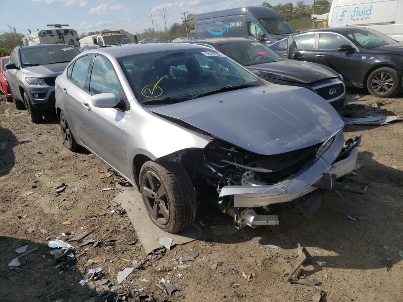 DODGE DART SXT 2016 with VIN 1C3CDFBB6GD551107 - Photo from auction
