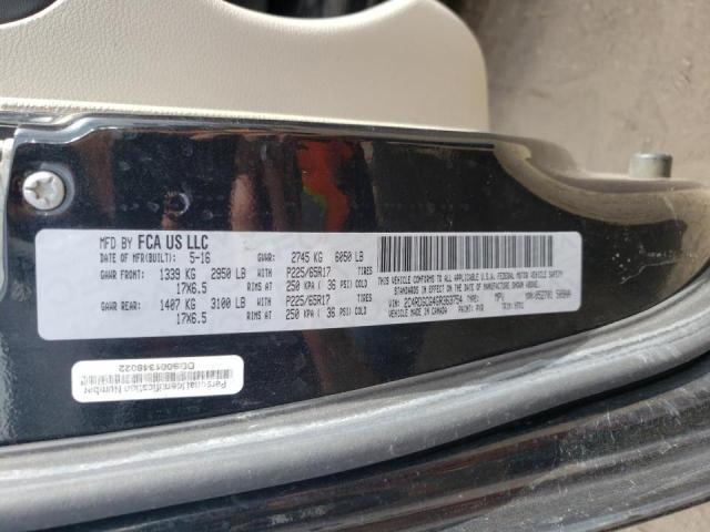 Photo 10 from auction – 2016 DODGE GRAND CARA with VIN 2C4RDGCG4GR363754