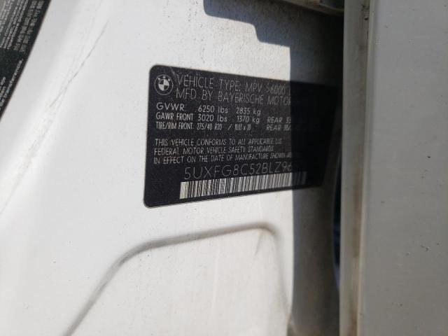 Photo 10 from auction – 2011 BMW X6 XDRIVE5 with VIN 5UXFG8C52BLZ96512