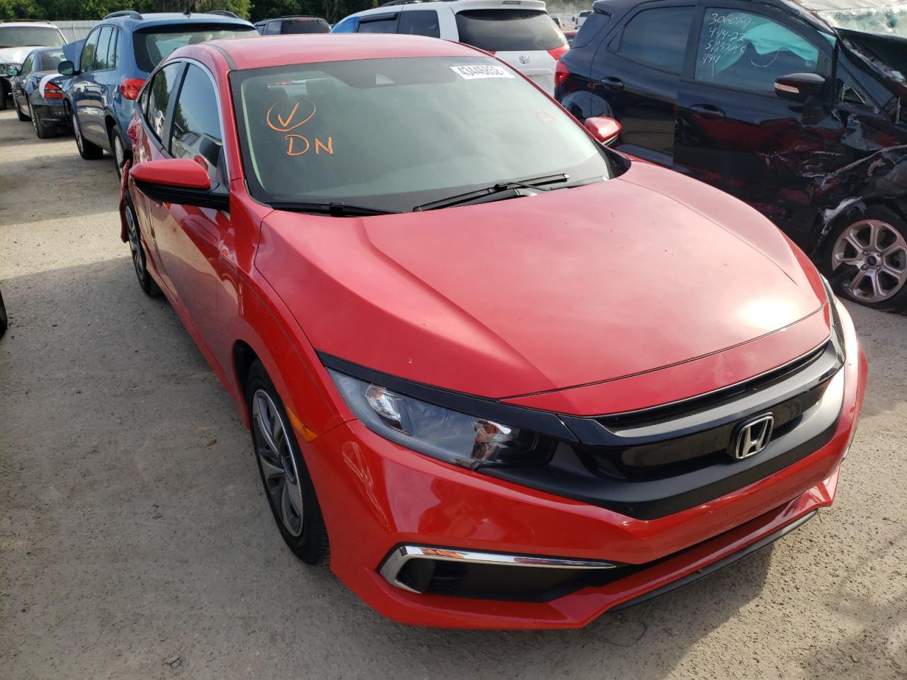 Photo 1 from auction – 2019 HONDA CIVIC LX with VIN 2HGFC2F67KH562910